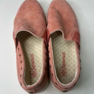 Spenco Coral Suede Slip-On Sneakers – Orthopedic Comfort, Waterproof – Size 10